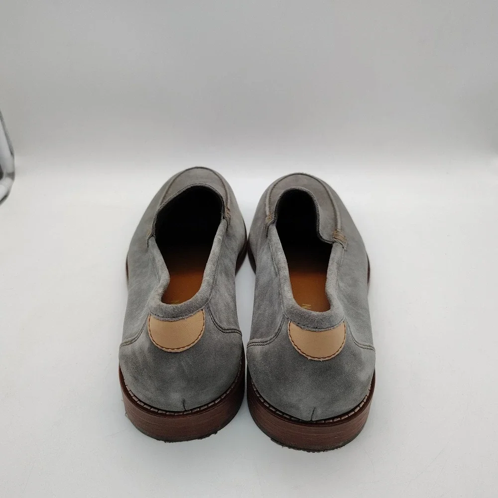 Cole Haan Grandseries Venetian Loafers Mens 12M Grey Suede Shoes